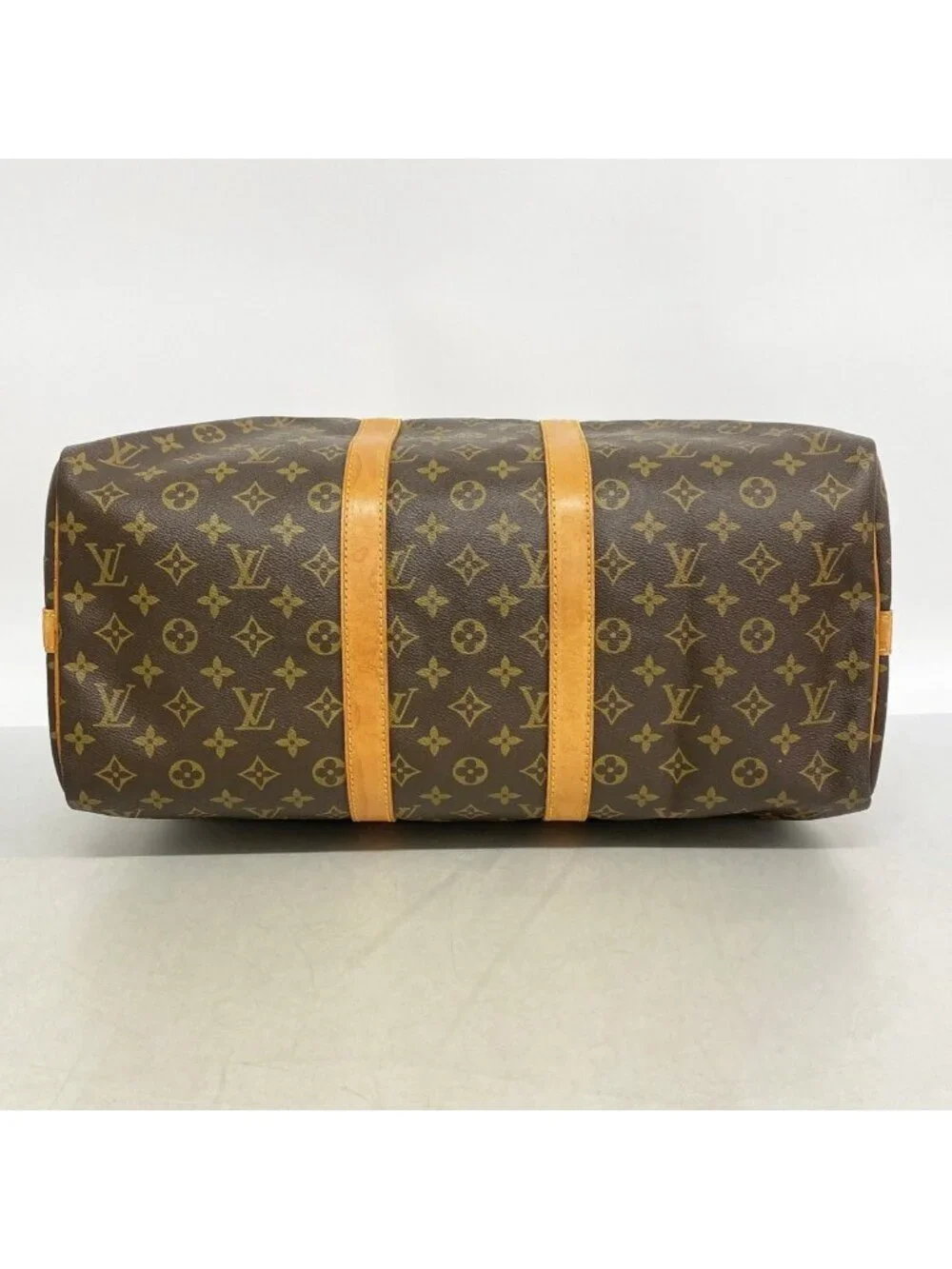 Louis Vuitton Boston Bag Monogram Keepall Bandouliere 45 Brown
